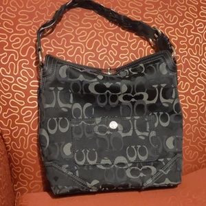 Black coach bag